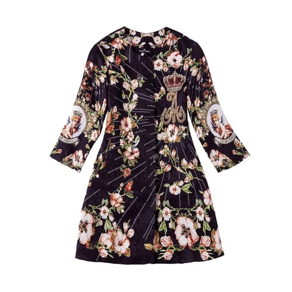 The Ellien Baroque Jacquard Ornate Jacket - Picture 4 of 8